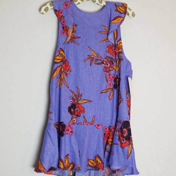 Free People Summer In Tulam Floral Tie Back Tunic - Picture 4 of 8